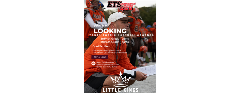 Are you interested in Coaching Tackle/Cheer